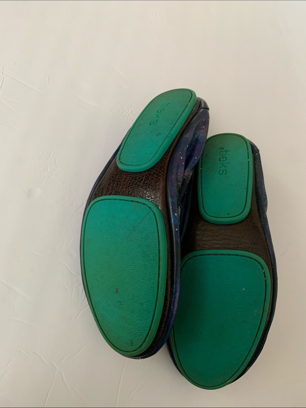 Tieks Hand-Painted Galaxy Ballet Flats - Purple, Blue & Teal Accents - Picture 8 of 8